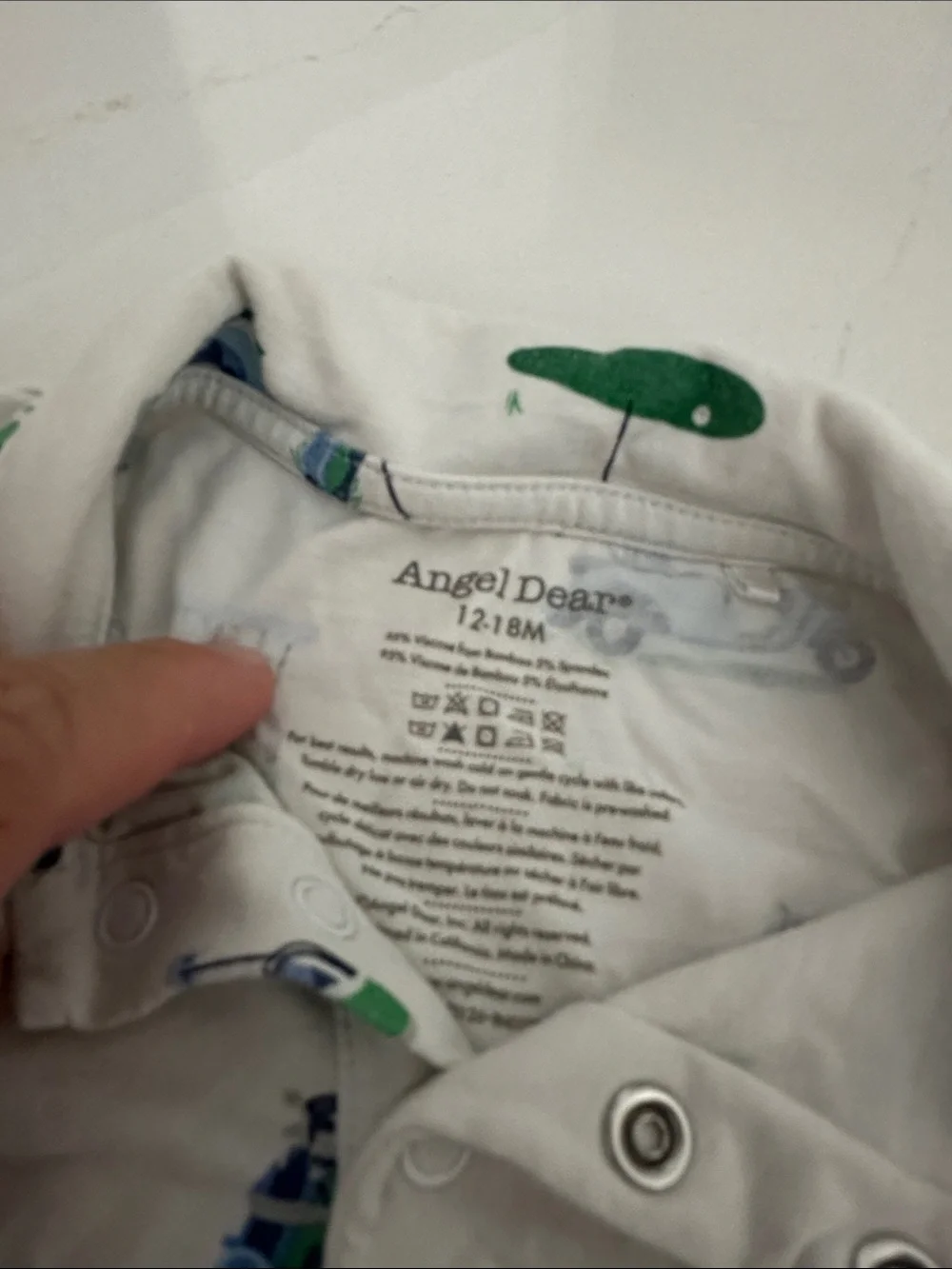 Angel Dear Bamboo Golf Theme Golf Cart Two piece polo short set 12-18 months